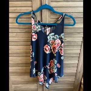 Floral tank top